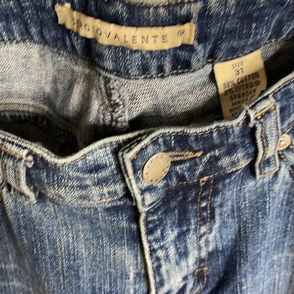 Sergio Valente Blue Straight Leg Denim Jeans Size 31 - Picture 2 of 8